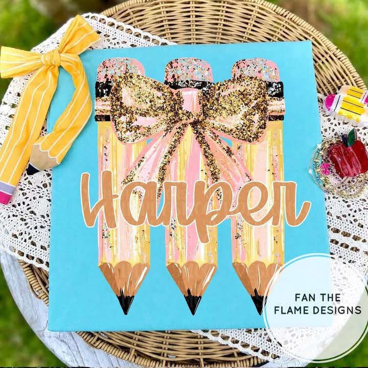 Custom Glitter Pencils