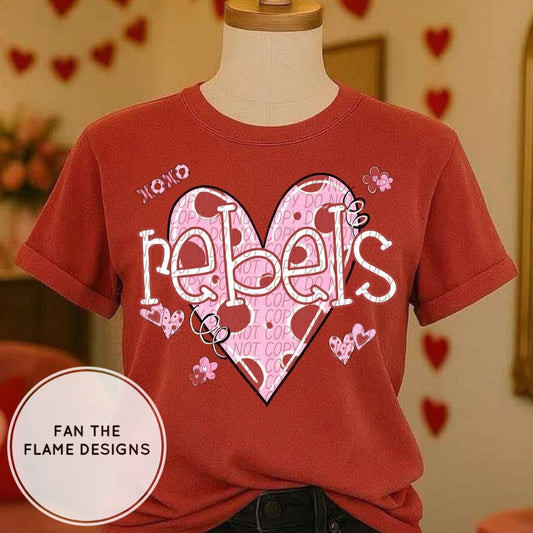 Rebels Valentine Heart Short/Long/Sweatshirt