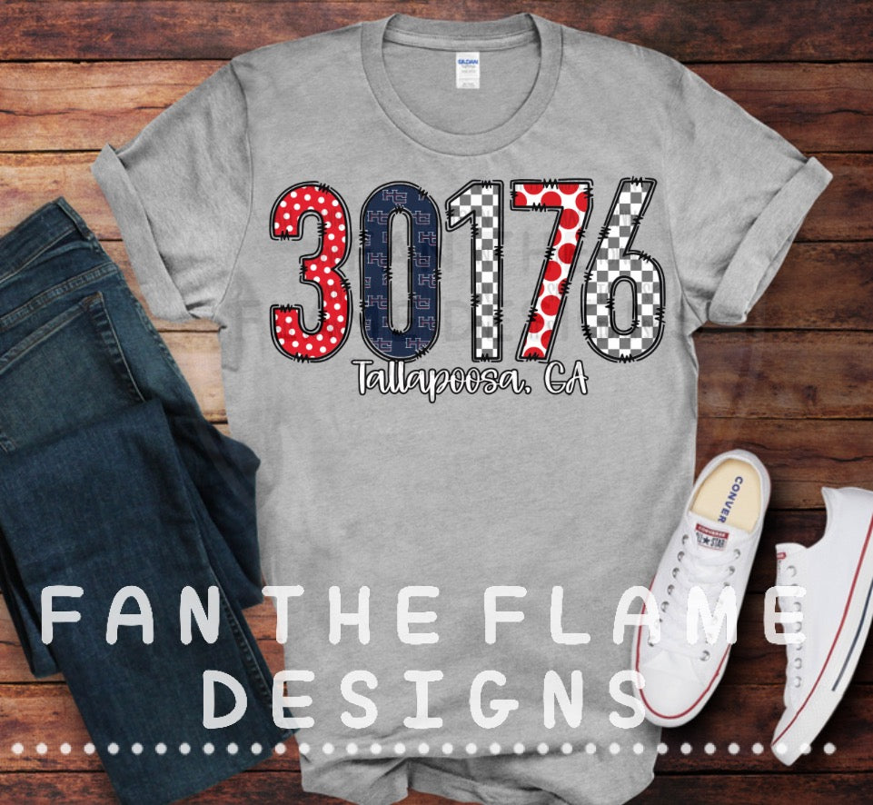 HC Rebels zip code Tee/Sweatshirt