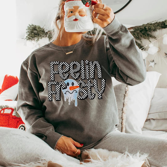 Feeling Frosty Melting snowman Tee/Sweatshirt