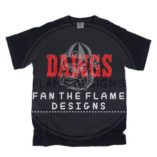 Red Dawg with overlay Tee/Sweatshirt