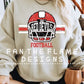 Football Helmet Mascot Grunge Tee/Sweatshirt