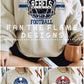 Football Helmet Mascot Grunge Tee/Sweatshirt