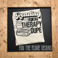 Reading is my therapy dupe Tee