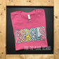 Colorful dotted team tee/sweatshirt