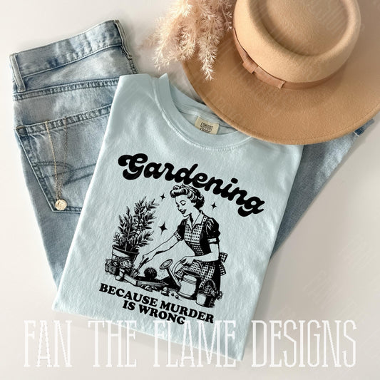 Gardening tee/sweatshirt