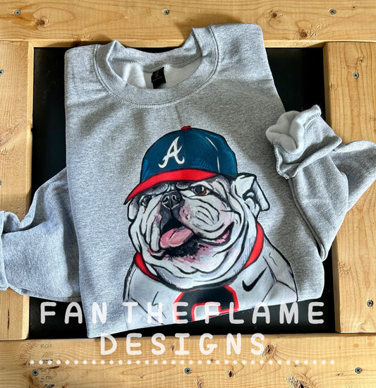 Dawgs GA/Braves tee/sweatshirt