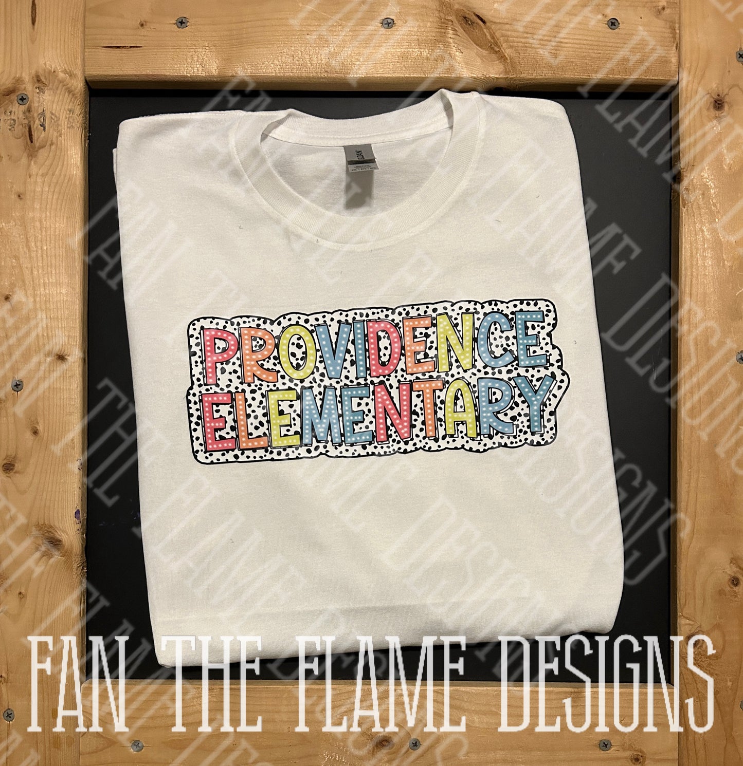 Colorful dotted team tee/sweatshirt