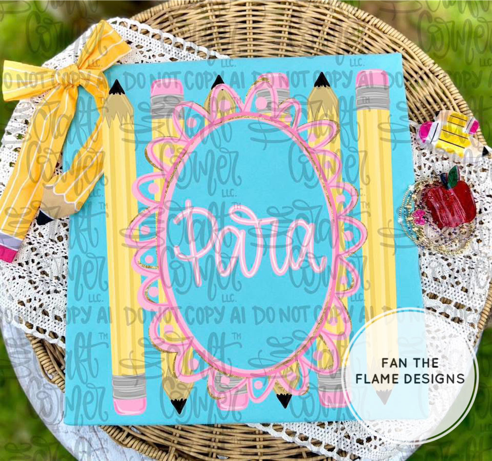 Coquette Pencil Frame Para