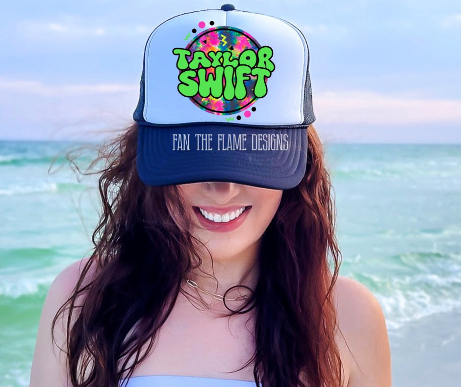 Bright Taylor Swift Trucker Hat