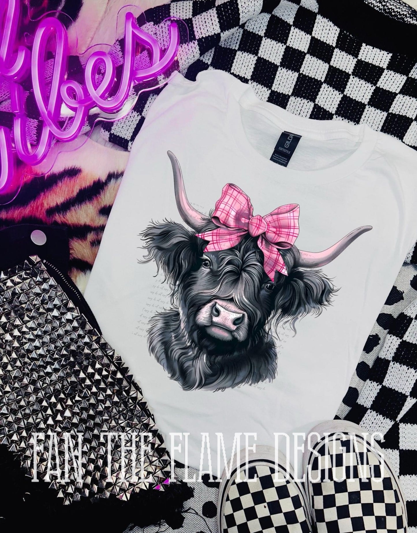 Pink Bow tee/sweatshirt