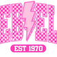 Checkered Pink Rebels Tee/Sweatshirt