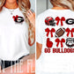 Bulldogs Collage tee/sweatshirt