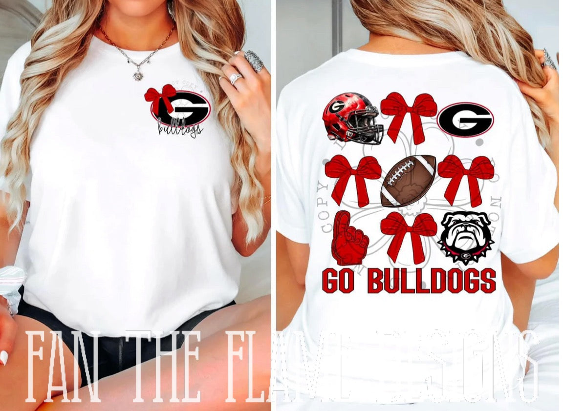 Bulldogs Collage tee/sweatshirt