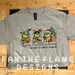 Happy hallothankmas green guy black font Tee/Sweatshirt