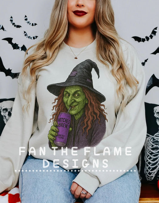 Witches Brew Witch Tee/Sweatshirt