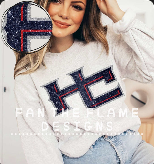 Faux Glitter HC DTF Print