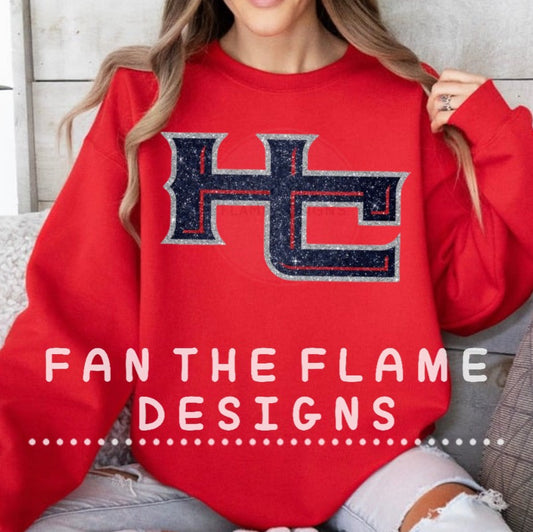 Faux Glitter HC DTF Print