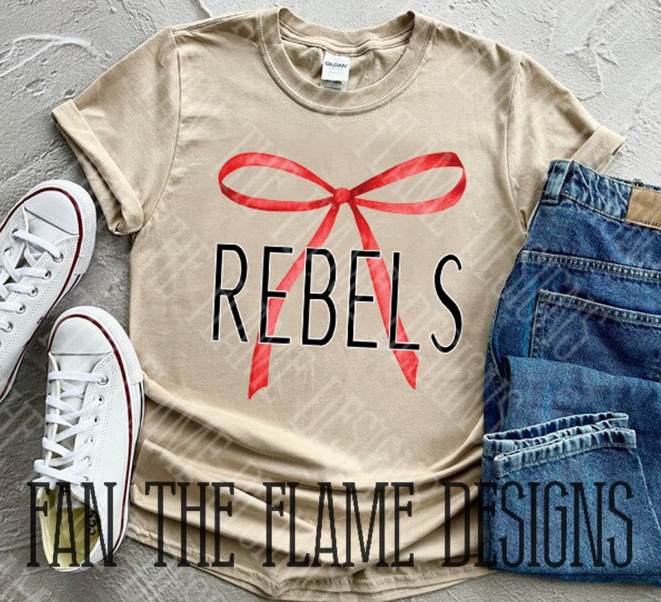 Rebels with Bow tee/sweatshirt