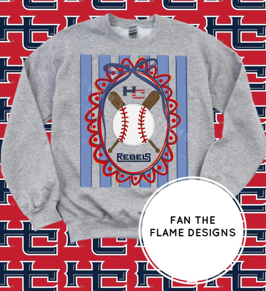 HC Rebels Baseball DTF Print