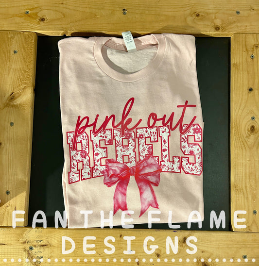 Pink Out Rebels Tee/Sweatshirt