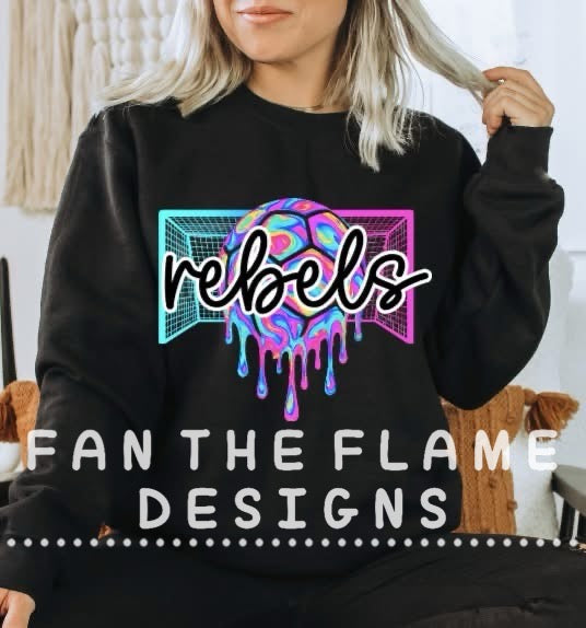 Rebels Drip Soccer Tee/Sweatshirt