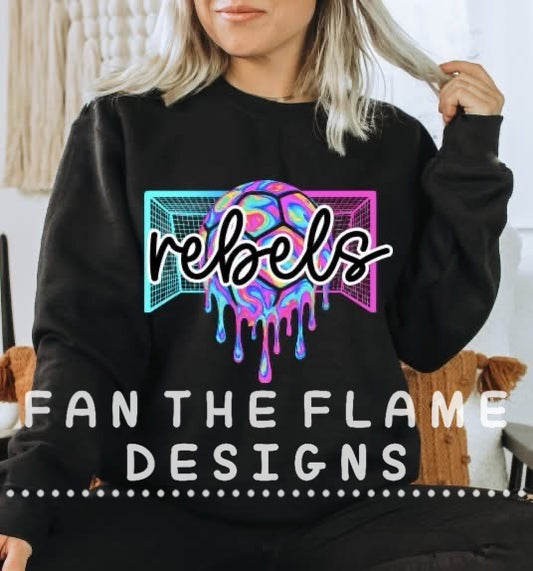 Rebels Drip Soccer Tee/Sweatshirt