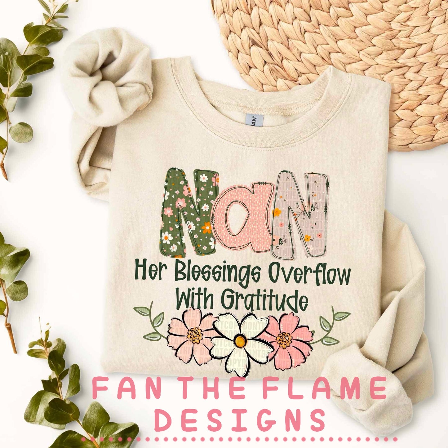 Her Blessings Overflow With Gratitude tee/sweatshirt