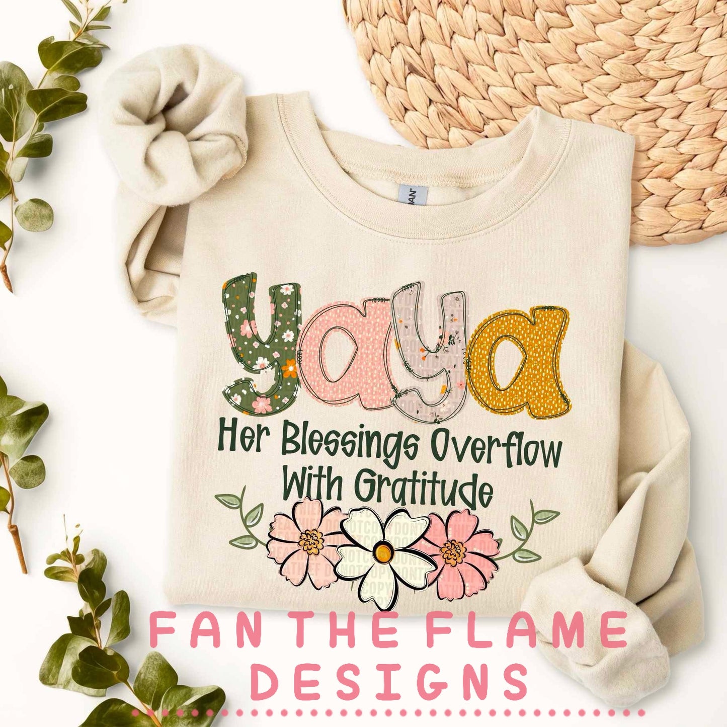 Her Blessings Overflow With Gratitude tee/sweatshirt