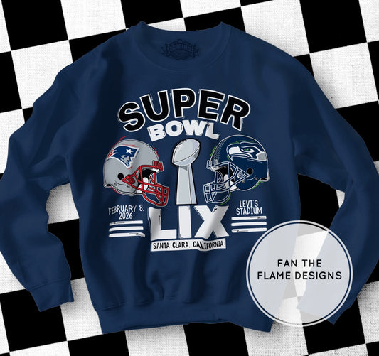 Super Bowl 2026 Short/Long/Sweatshirt