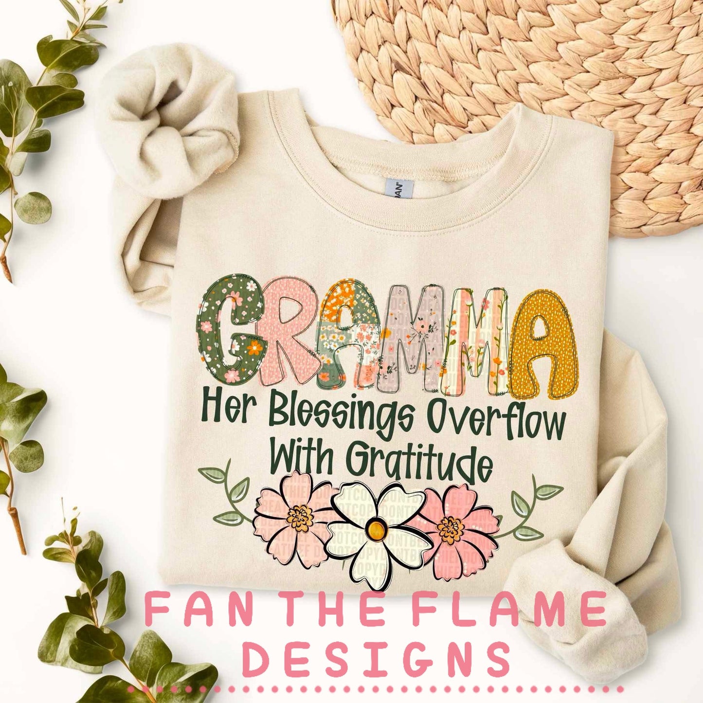 Her Blessings Overflow With Gratitude tee/sweatshirt