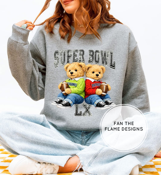 Super Bowl Bears Short/Long/Sweatshirt