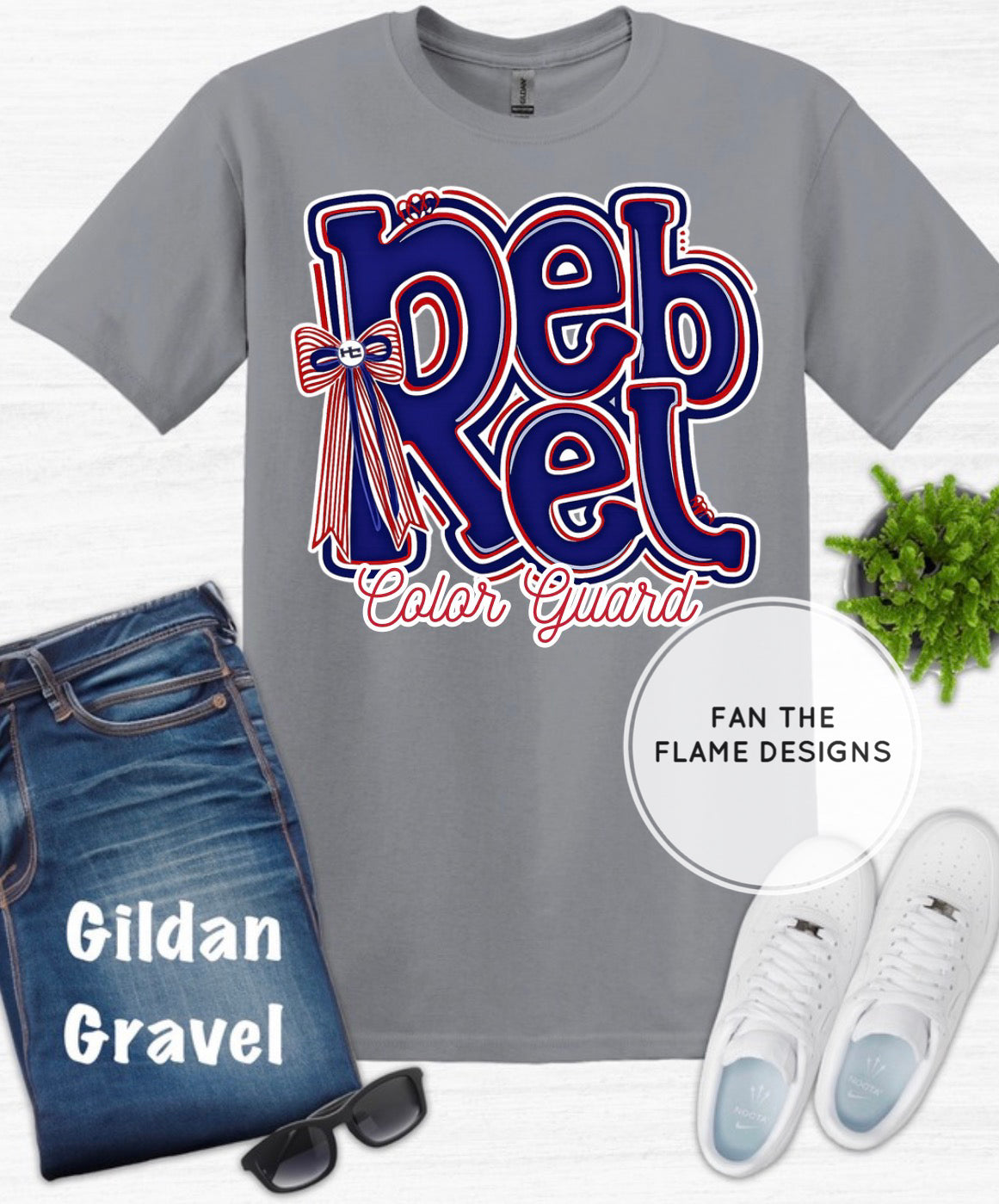 Rebel Color Guard with HC Bow