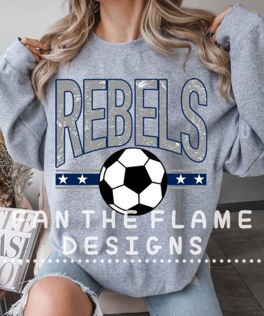 Rebel Soccer Tee/Sweatshirt