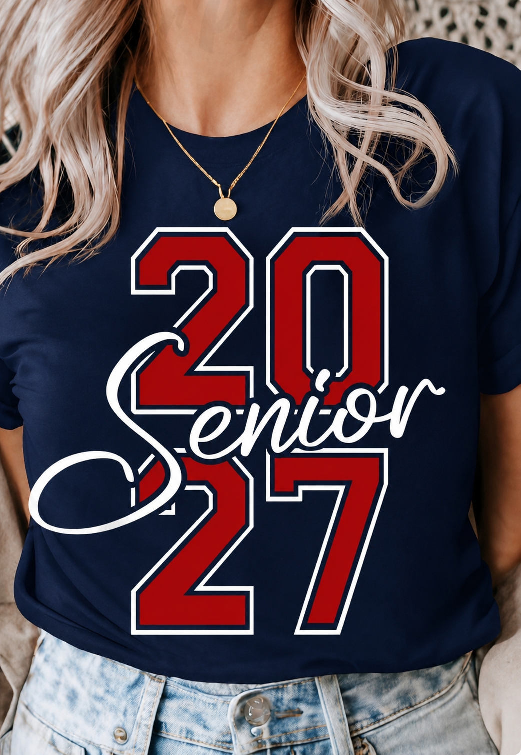 Senior 2027 with name on back