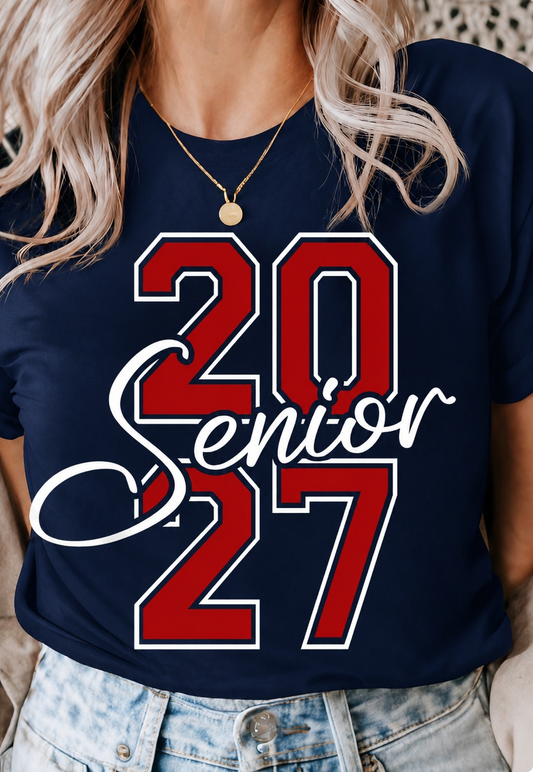 Senior 2027 with name on back