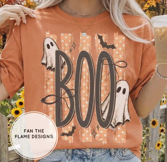 Spooky Striped Boo