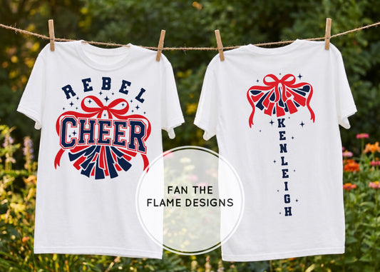 Custom Rebel Cheer - Front & Back Design