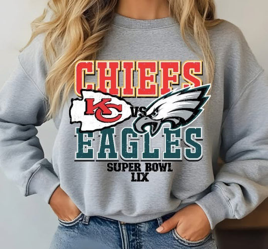 SuperBowl LIX tee/sweatshirt