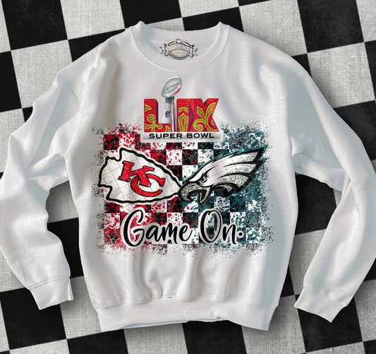 Super Bowl Game On tee/sweatshirt