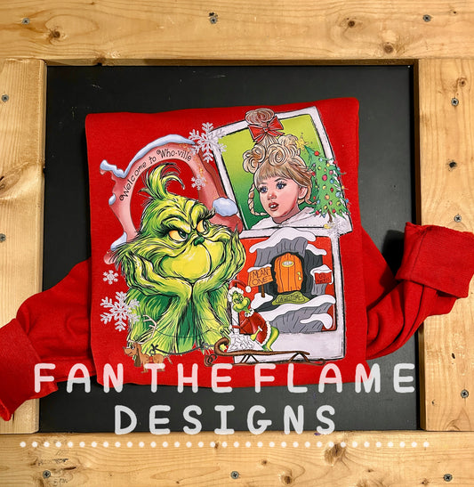 Green guy Polaroids Tee/Sweatshirt