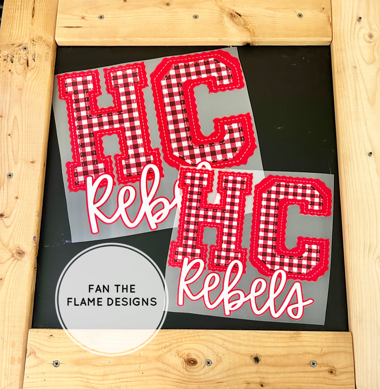 HC Rebels Red Gingham