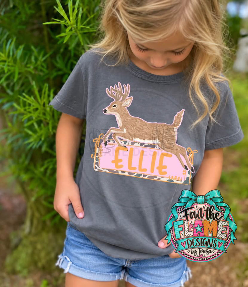 Deer with name Plates