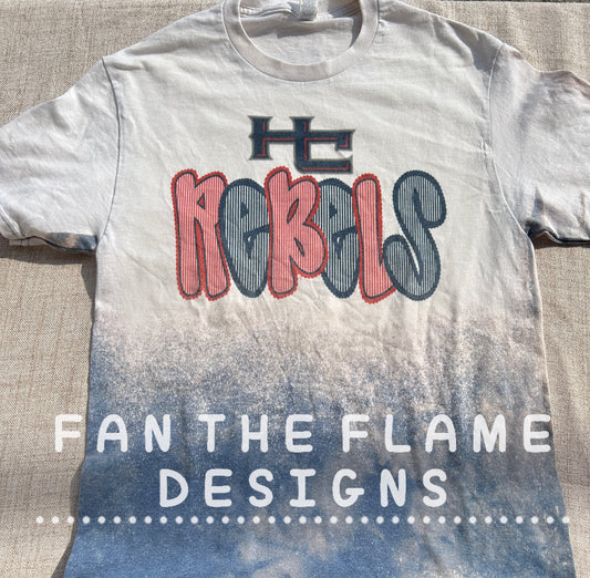 HC Rebels Pinstripe Tee