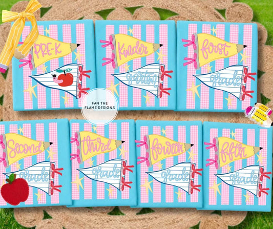 Preppy Grade Level Pennant