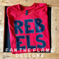 Rebels Navy Sweater Font Tee/Sweatshirt