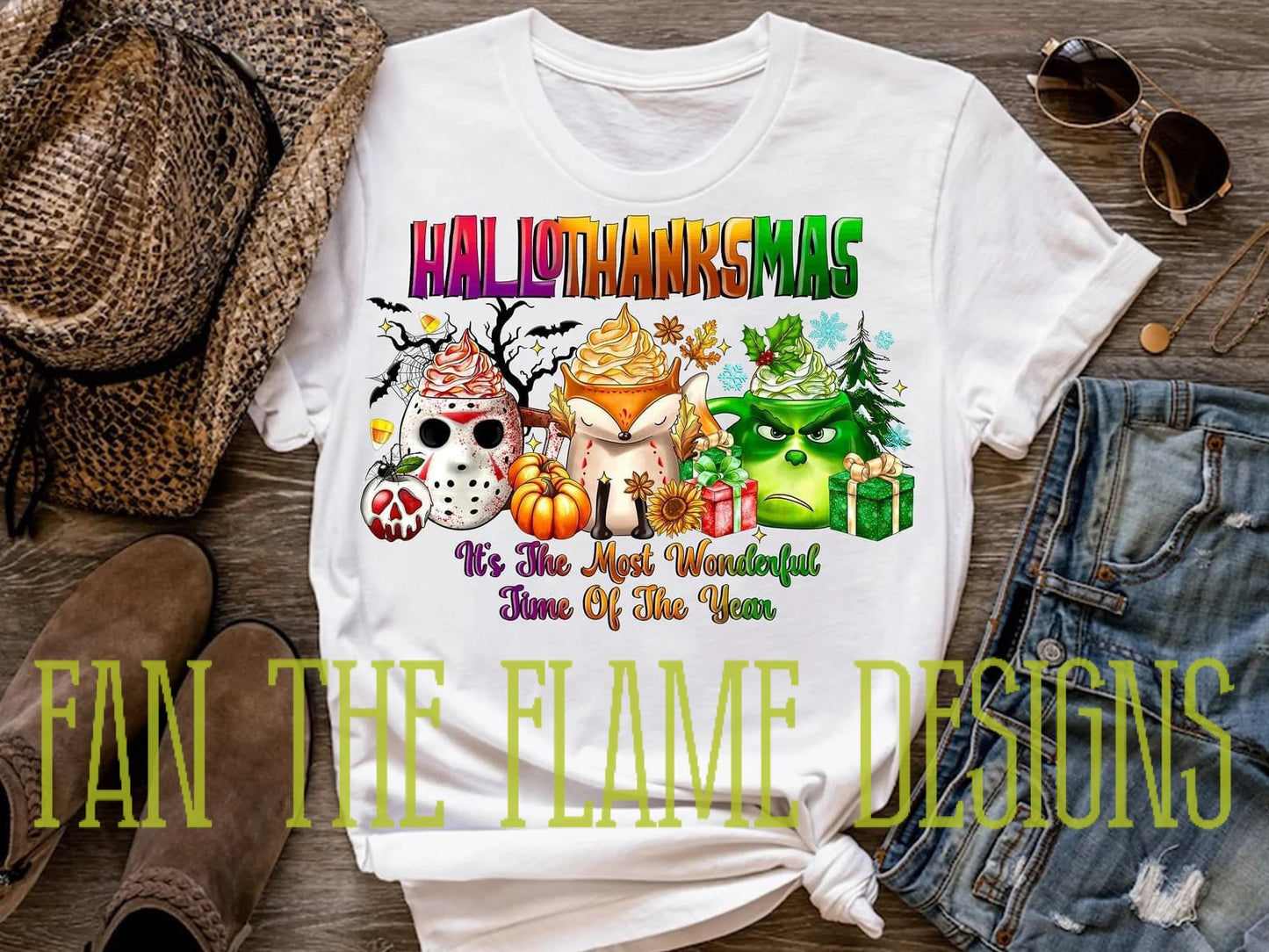 Happy Hallothanksmas tee/sweatshirt