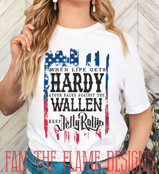 Hardy Wallen Roll tee/sweatshirt