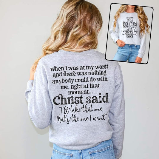 I was lost tee/sweatshirt