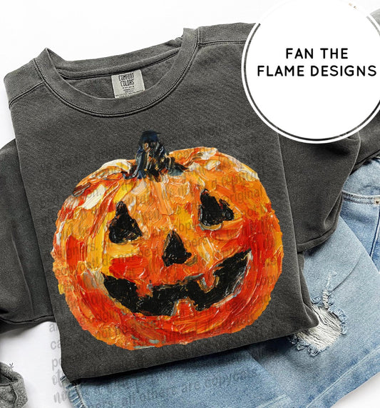 Brushstroke Jack O’Lantern Tee/Sweatshirt
